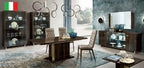 ESF Furniture - Volare 11 Piece Dining Room Set in Walnut - VOLARETABLE-11SET