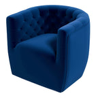 Delaney Gold Velvet Swivel Chair