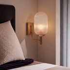 Dewdrop Wall Lamp - Bronze and Clear