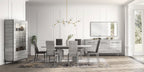 ESF Furniture - Mia 2 Door China in Silver Grey - MIA2DOORCHINA