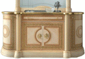 ESF Furniture - Aida 4 Door Buffet Ivory - AIDA4DOORBUFFETIVORY