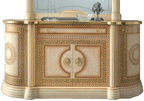 ESF Furniture - Aida 4 Door Buffet Ivory - AIDA4DOORBUFFETIVORY