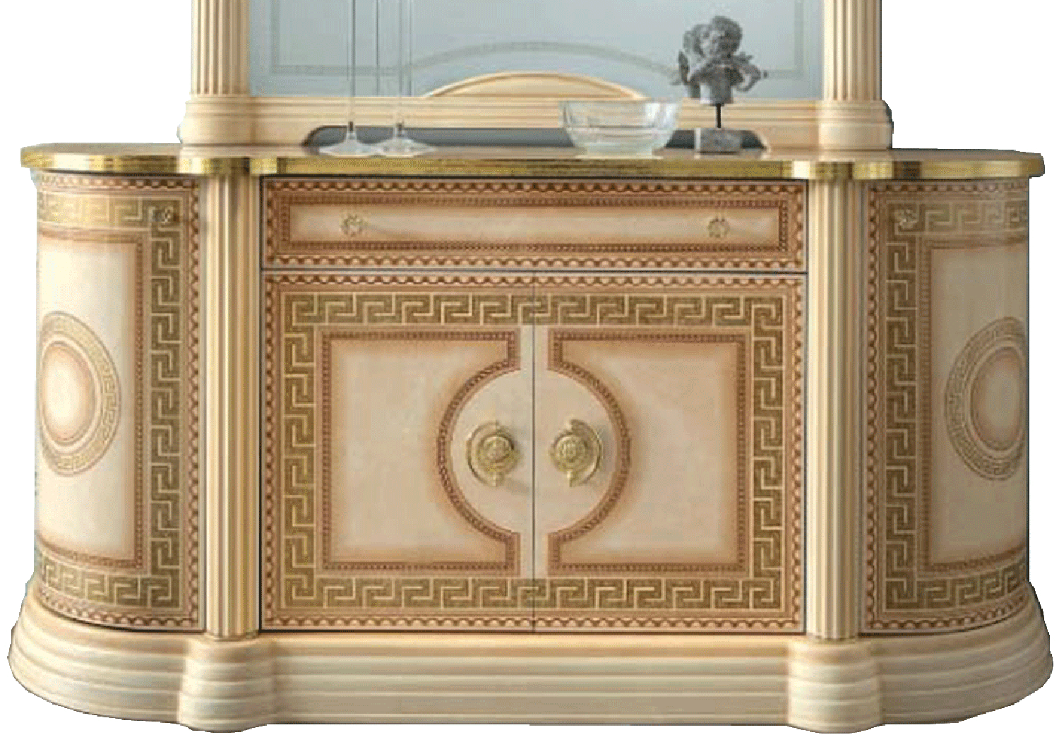 ESF Furniture - Aida 4 Door Buffet Ivory - AIDA4DOORBUFFETIVORY