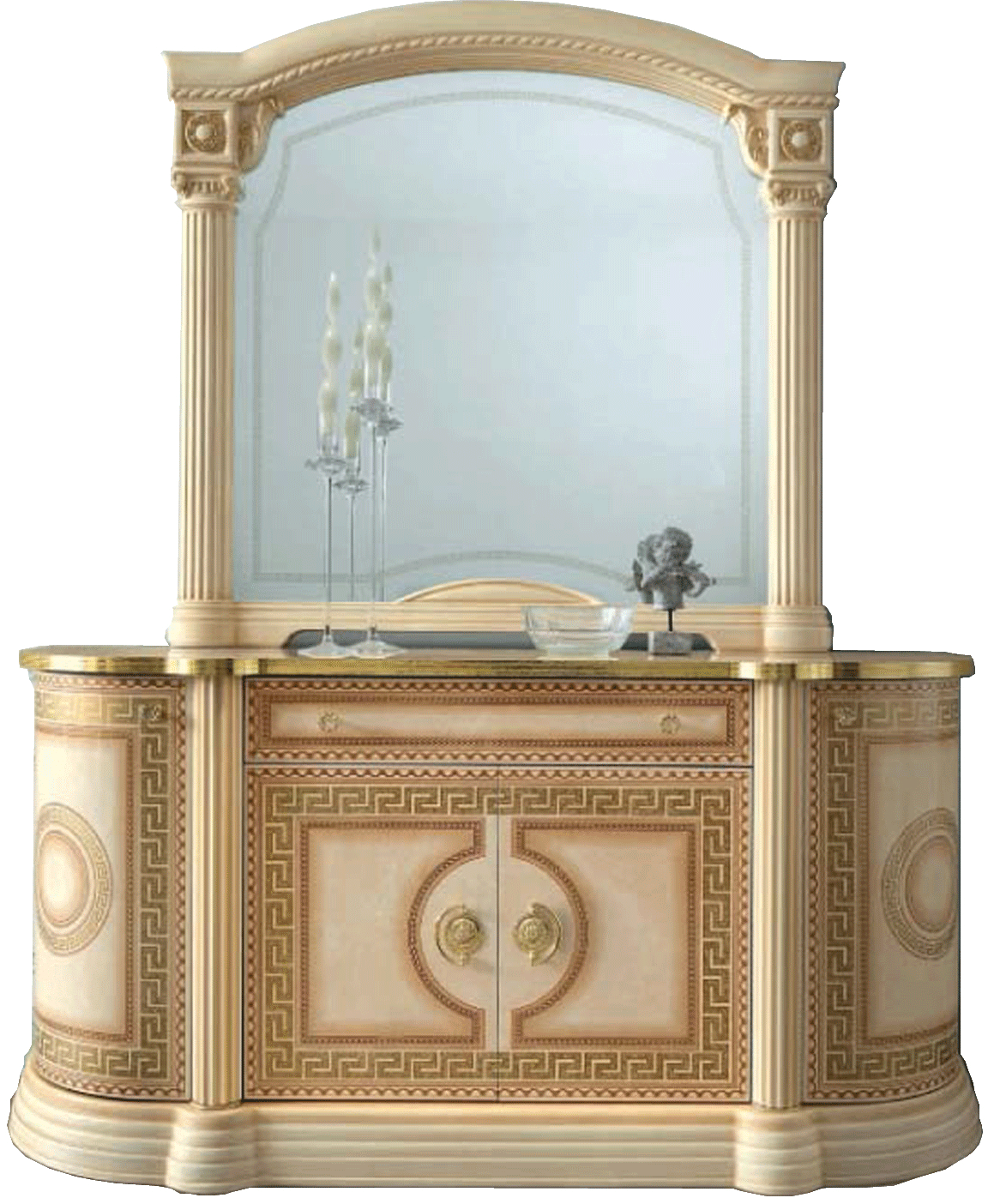 ESF Furniture - Aida 4 Door Buffet Ivory - AIDA4DOORBUFFETIVORY