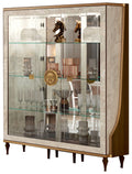 ESF Furniture - Romantica 3 Door China in Walnut - ROMA-CHINA