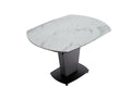 ESF Furniture - Extravaganza 2417 Dining Table White - 2417TABLEWHITE