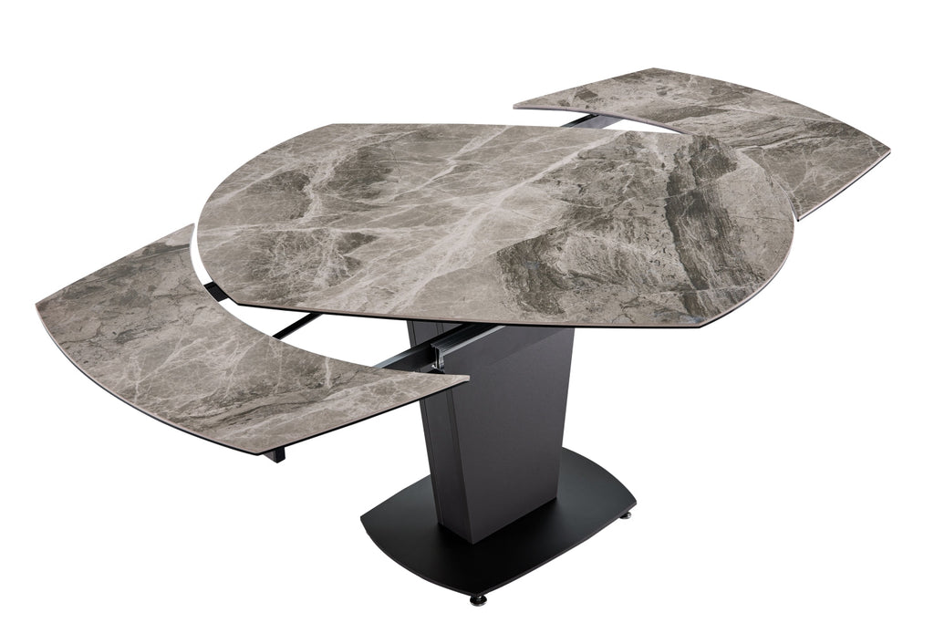 ESF Furniture - Extravaganza 2417 Dining Table Taupe - 2417TABLEBROWN