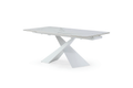ESF Furniture - Extravaganza 9113 Dinning Table White w/ext - 9113DT