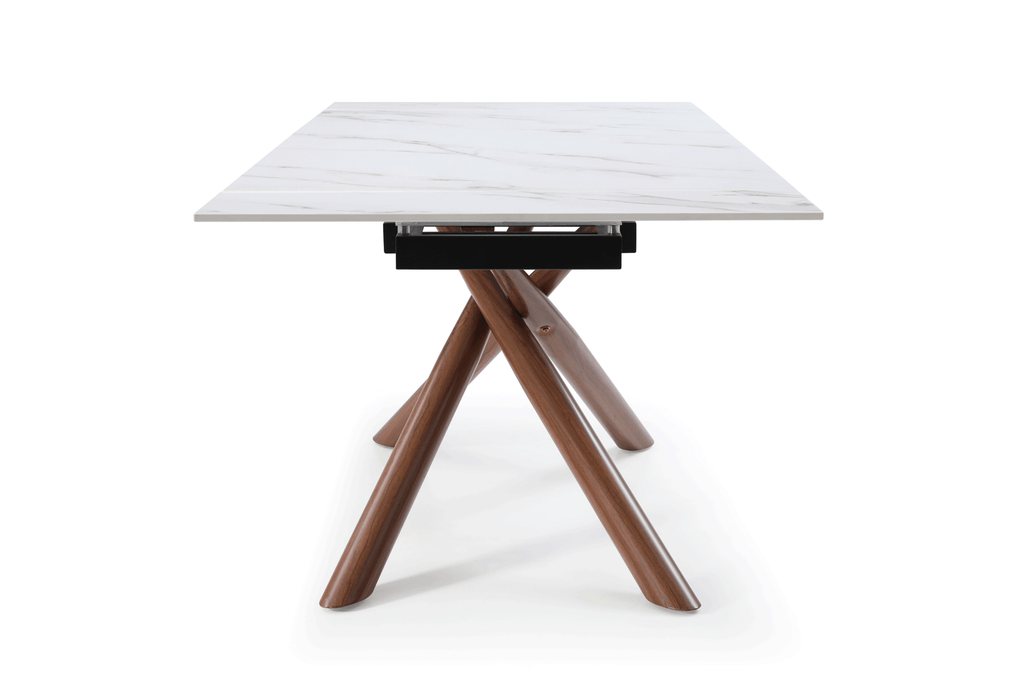 ESF Furniture - 9063 Dining Table 63 w/2x12" Extension - 9063DININGTABLE63