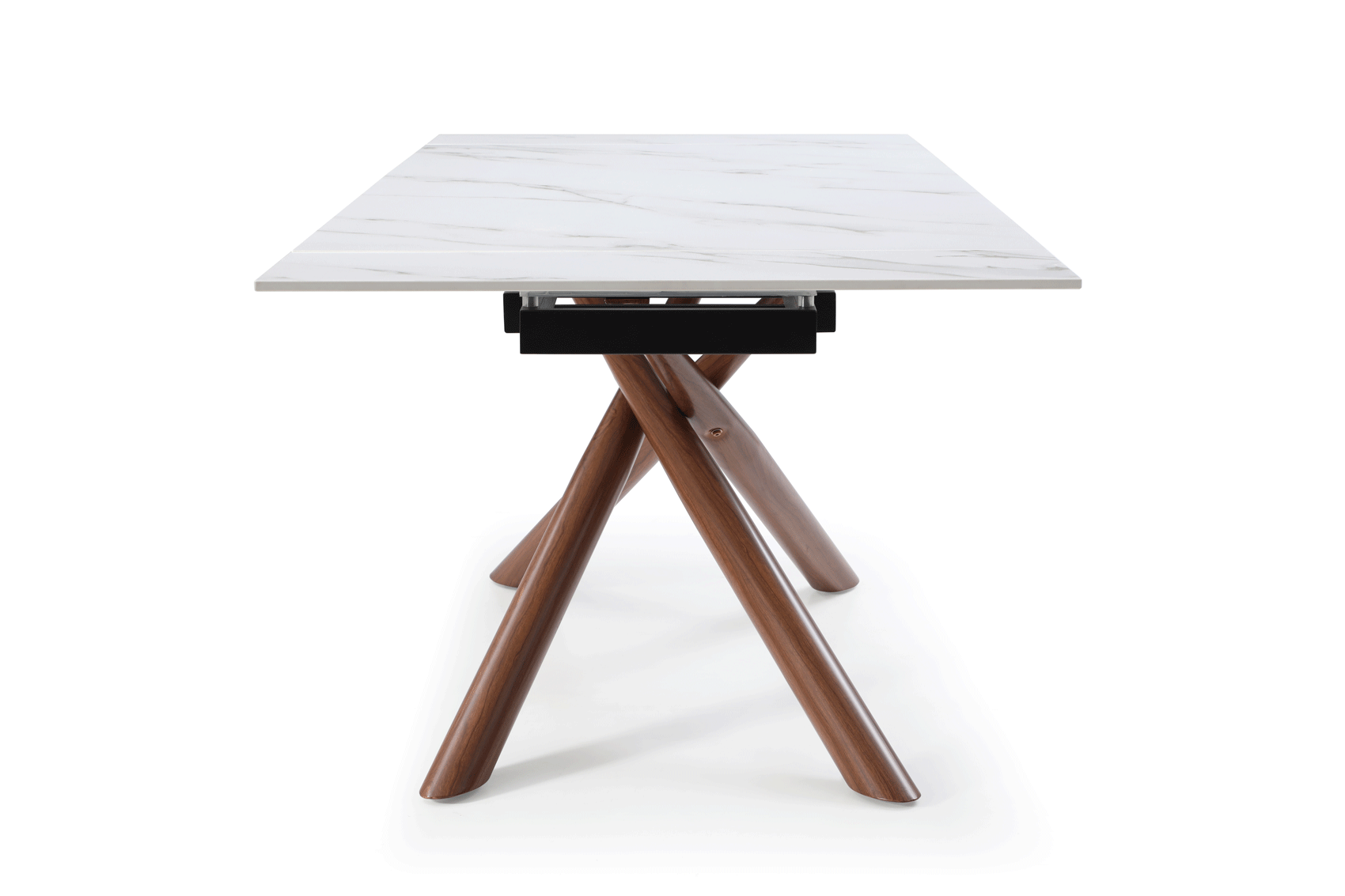 ESF Furniture - 9063 Dining Table 63 w/2x12" Extension - 9063DININGTABLE63