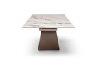 ESF Furniture - (9305) 7 Piece Dining Table Set in Bronze - 9305-1442-7SET