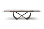 ESF Furniture - (9305) 5 Piece Dining Table Set in Bronze - 9305-1442-5SET