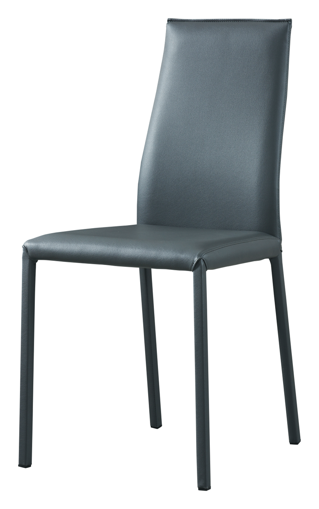 ESF Furniture - Extravaganza 152 Marble Dining Table with 196 Grey Chairs - 152DININGTABLE-196-6CHAIR