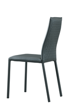 ESF Furniture - Extravaganza 152 Marble Dining Table with 196 Grey Chairs - 152DININGTABLE-196-4CHAIR