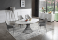 ESF Furniture - Extravaganza 9034 Dining Table with 1254 Chairs and 3012 buffet - 9034-1254-3012-4CHAIR