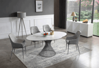 ESF Furniture - Extravaganza 9034 Dining Table with 1254 Chairs - 9034-1254-6CHAIR