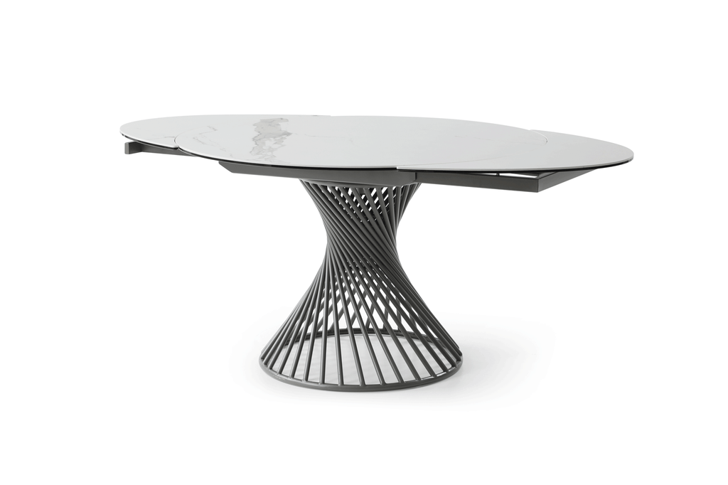 ESF Furniture - Extravaganza 9034 Dining Table with 1254 Chairs - 9034-1254-6CHAIR