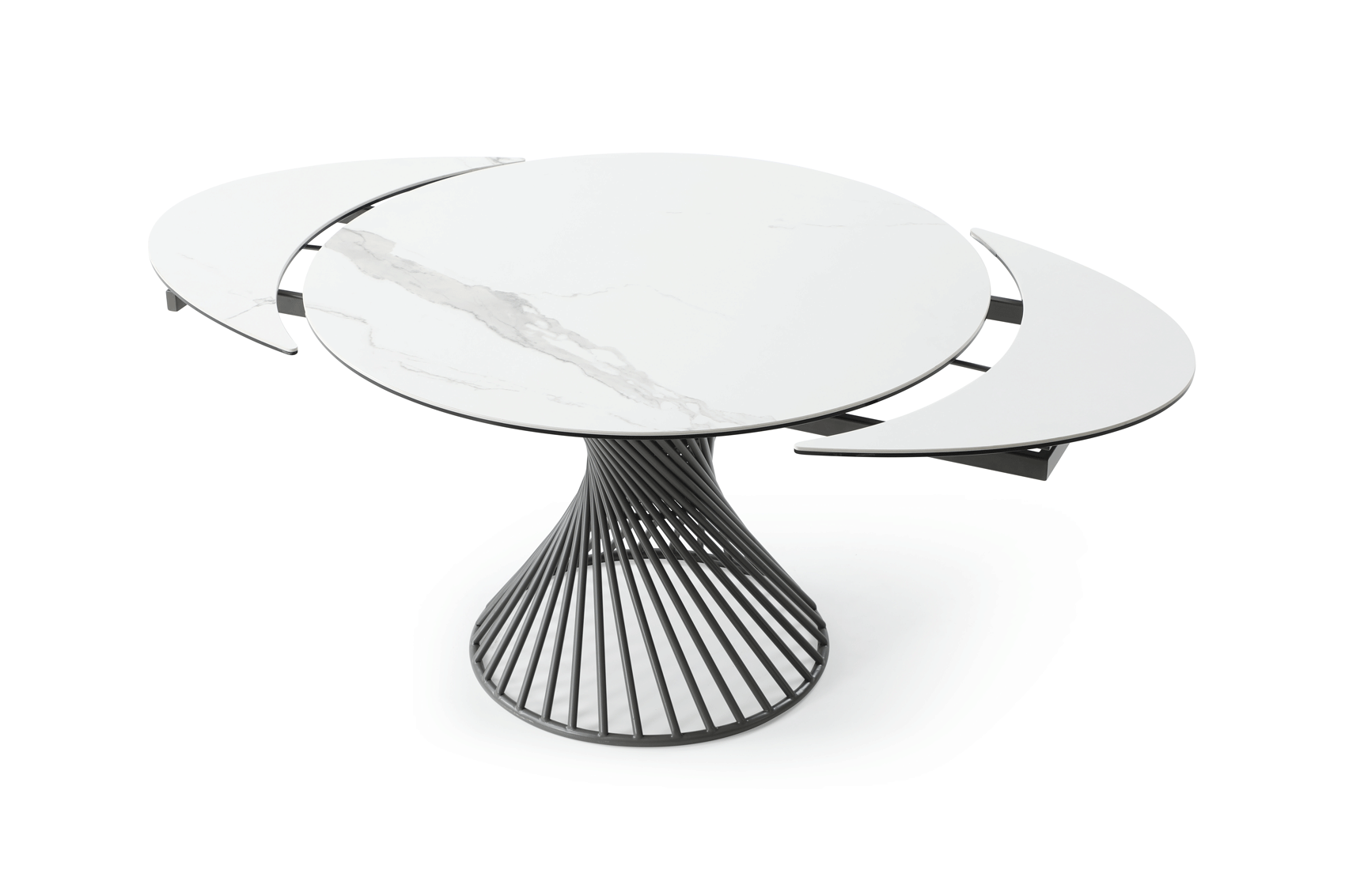 ESF Furniture - Extravaganza 9034 Dining Table with 1254 Chairs - 9034-1254-4CHAIR