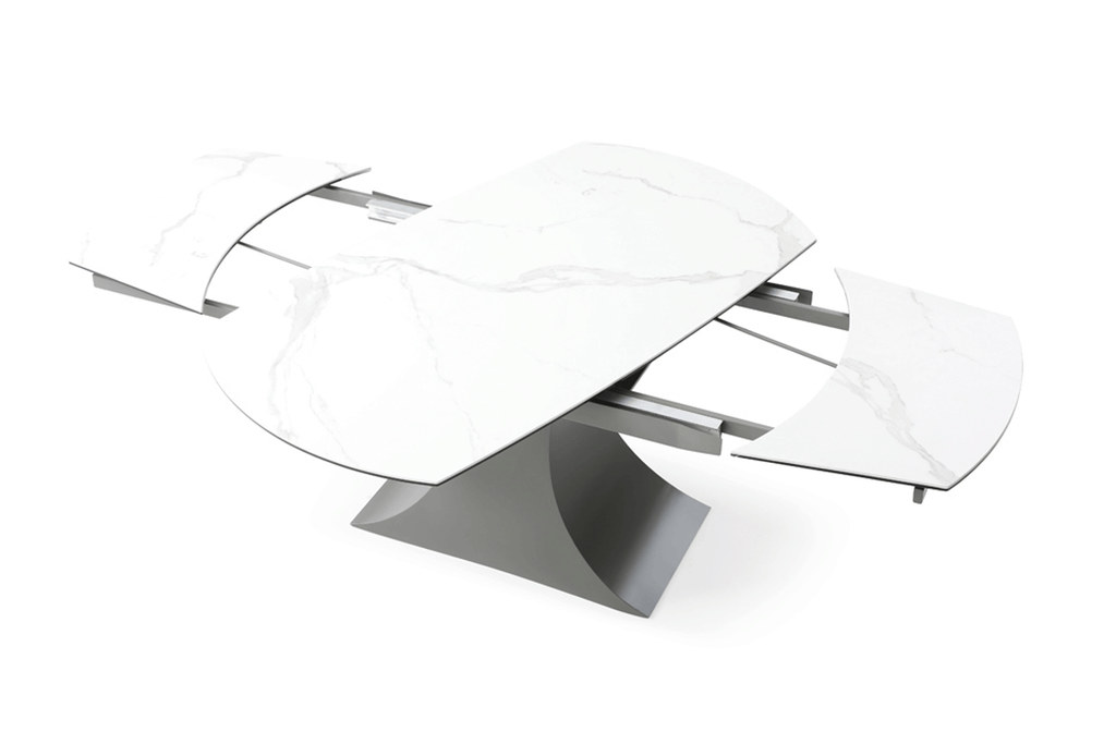 ESF Furniture - Extravaganza 9035 Dining Table in Mat/Shiny - 9035DININGTABLE