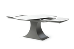 ESF Furniture - Extravaganza 9 Piece Dining Table Set 9035 Table with 1254 Chairs in Mat/Shiny - 9035-1254