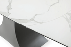 ESF Furniture - Extravaganza 9035 Dining Table in Mat/Shiny - 9035DININGTABLE