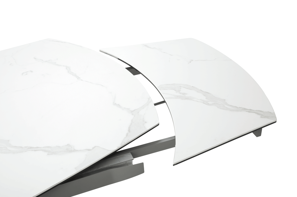ESF Furniture - Extravaganza 9035 Dining Table in Mat/Shiny - 9035DININGTABLE