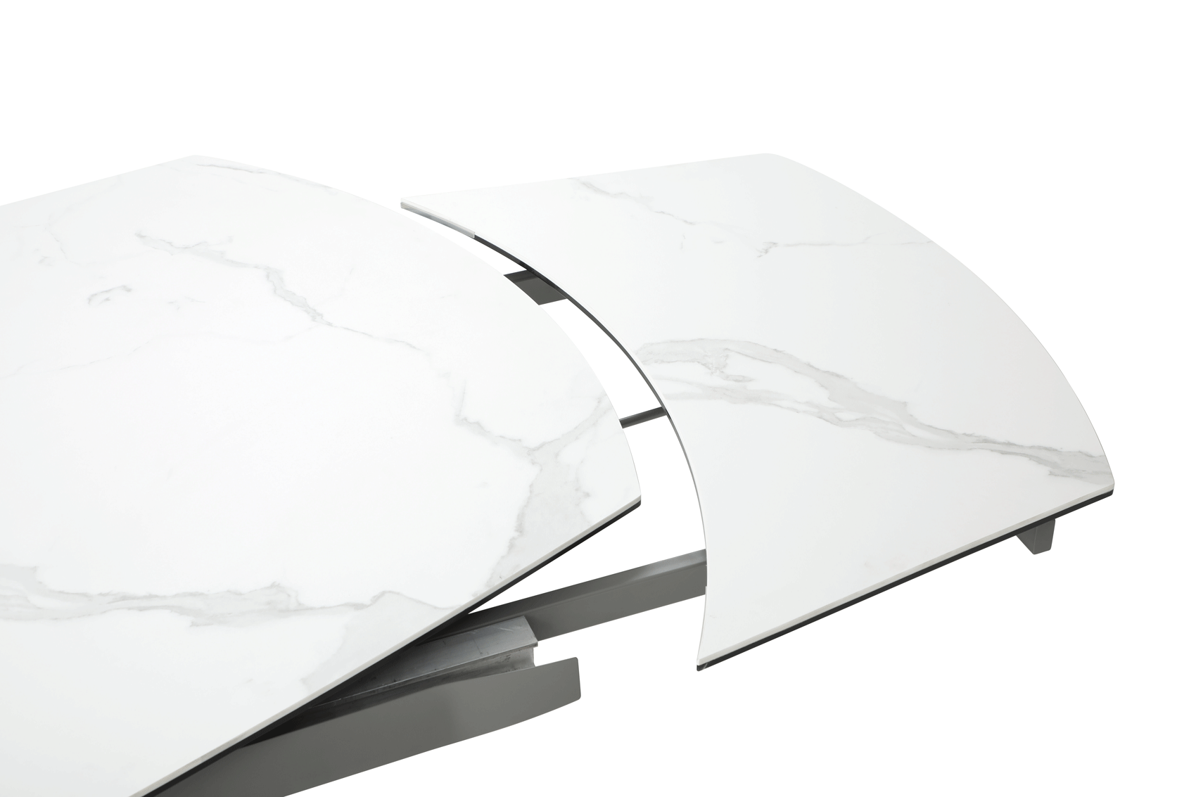 ESF Furniture - Extravaganza 9035 Dining Table in Mat/Shiny - 9035DININGTABLE