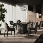 ESF Furniture - Krystal 2 Door Vitrine in Medblu - KRYSTAL-V