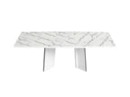 ESF Furniture - Carrara Dining Table With 18'' Extension - CARRARATABLE