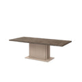 ESF Furniture - Fidia Dining Table w/ 17.7" Extension in High Gloss Lacquer - FIDIA-DT
