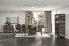 ESF Furniture - Medea 4 Door Buffet in Vintage Oak - MEDEA4DBUFFET