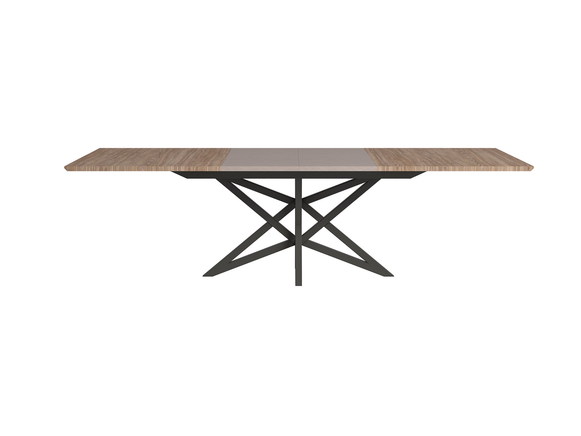 ESF Furniture - Nora 7 Piece Dining Table Set in High Gloss Lacquer - NORA-DT-7SET