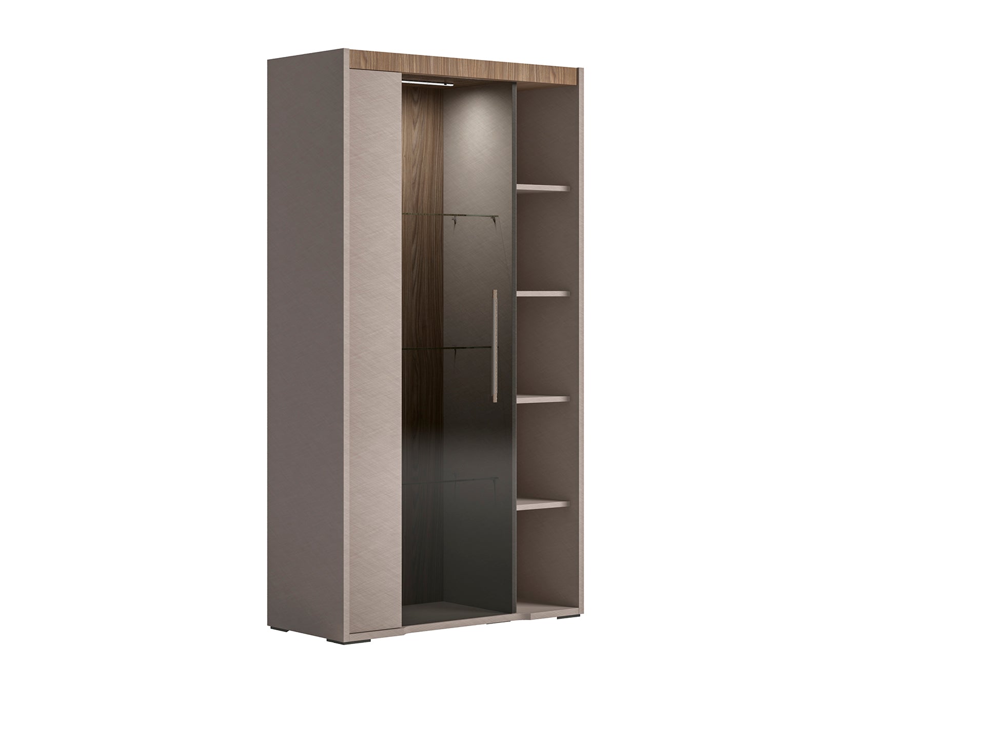 ESF Furniture - Nora 2 Door China in High Gloss Lacquer - NORA-CHINA
