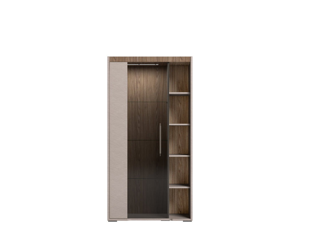 ESF Furniture - Nora 2 Door China in High Gloss Lacquer - NORA-CHINA