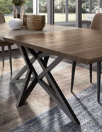 ESF Furniture - Nora 5 Piece Dining Table Set in High Gloss Lacquer - NORA-DT-5SET
