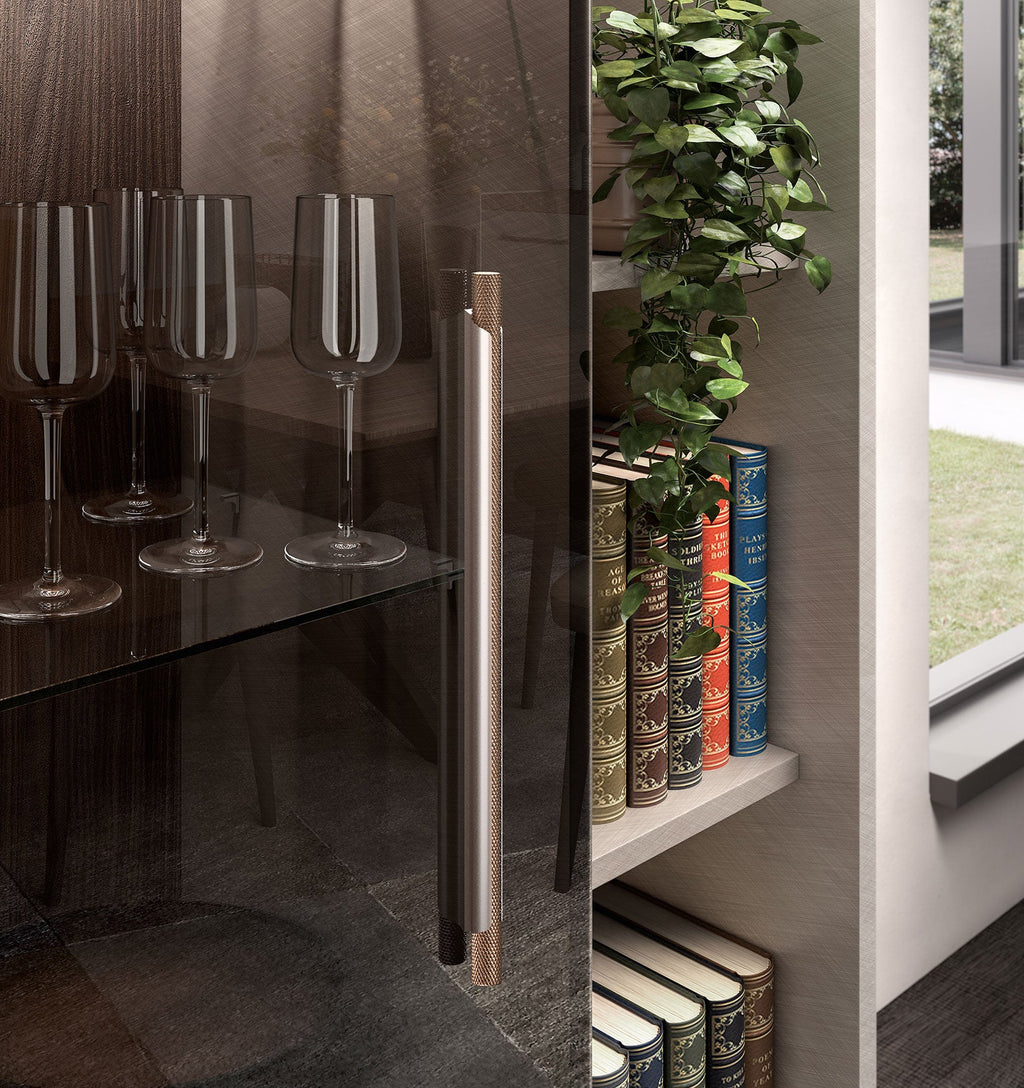 ESF Furniture - Nora 2 Door China in High Gloss Lacquer - NORA-CHINA