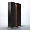 ESF Furniture - Wave 2 Door China in Matt Gold - WAVECHINAGREY