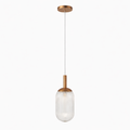 Dover Pendant Lamp - Bronze and Clear
