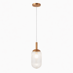 Dover Pendant Lamp - Bronze and Clear