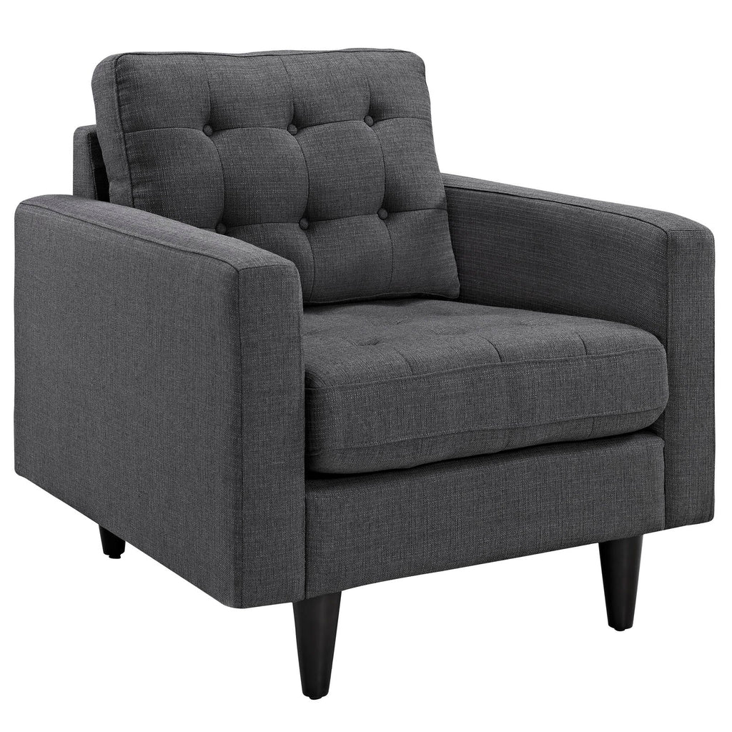 Empress Upholstered Fabric Armchair - EEI-1013-DOR