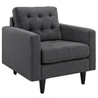 Empress Upholstered Fabric Armchair - EEI-1013-DOR