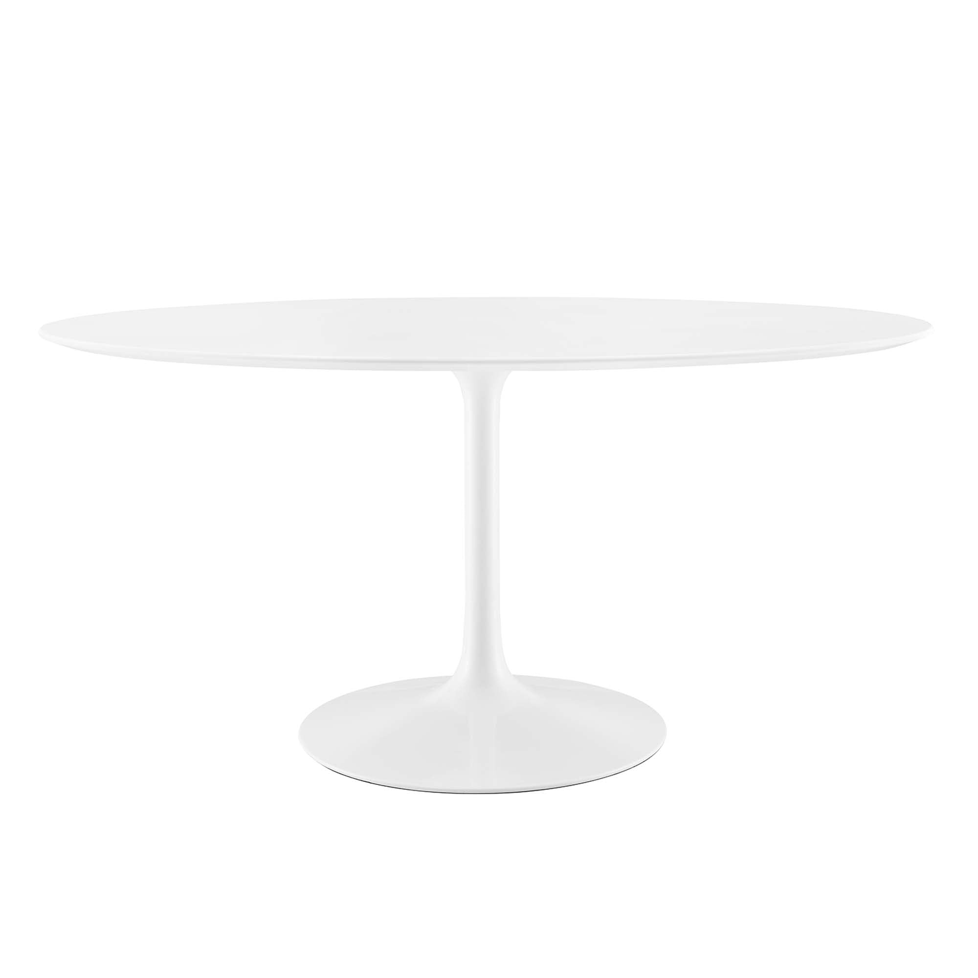 Lippa Oval Wood Dining Table - EEI-1121-WHI