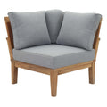 outdoor Outdoor Patio Teak Corner Sofa