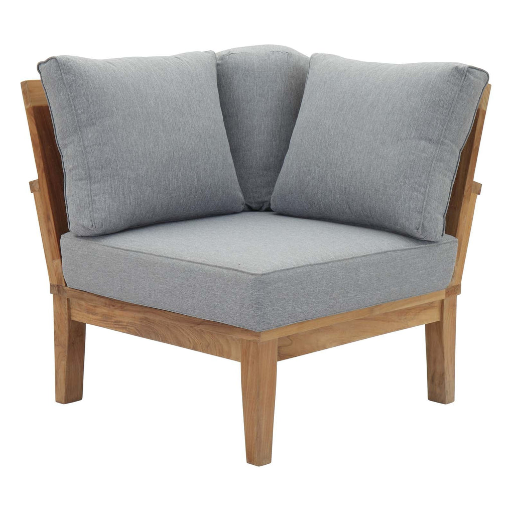 outdoor Outdoor Patio Teak Corner Sofa