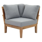 outdoor Outdoor Patio Teak Corner Sofa