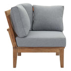 outdoor Outdoor Patio Teak Corner Sofa