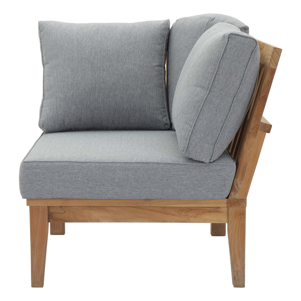 outdoor Outdoor Patio Teak Corner Sofa