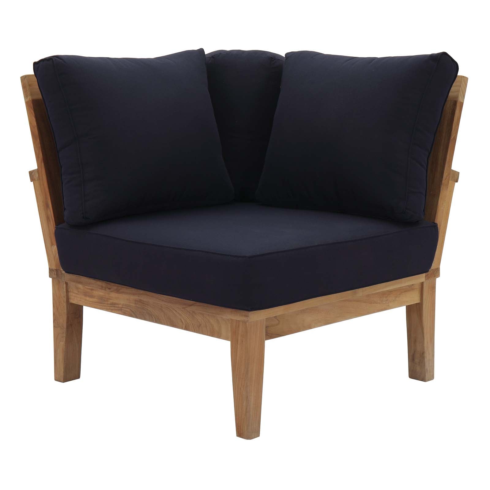 outdoor Outdoor Patio Teak Corner Sofa