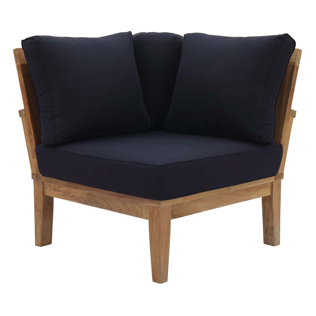 outdoor Outdoor Patio Teak Corner Sofa