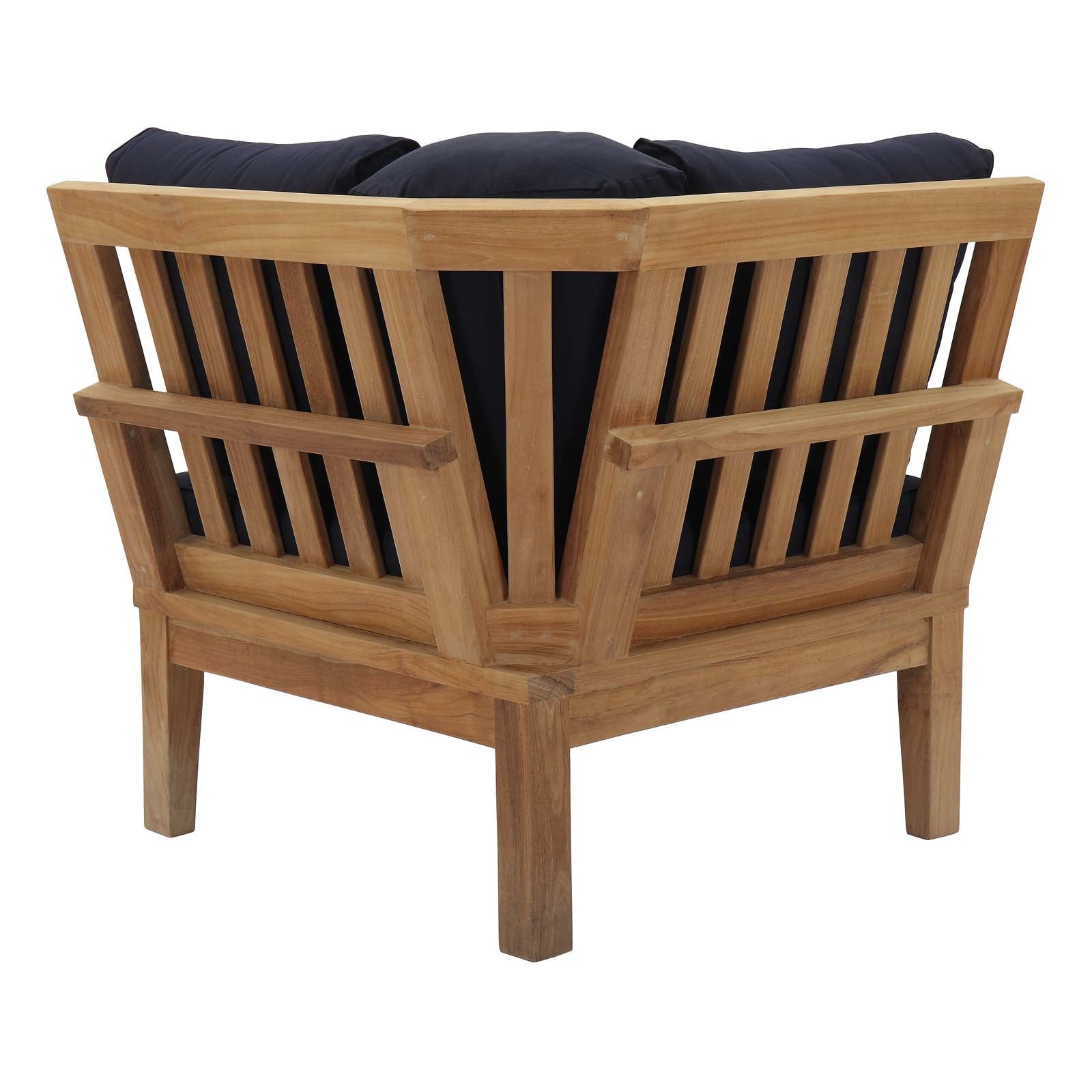 outdoor Outdoor Patio Teak Corner Sofa